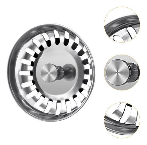 2 Colador De Desagüe Para Fregadero De Cocina,