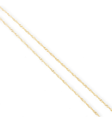 Dije Inicial / Letra Q Con Zirconias Y Cadena Chapa Oro 18k Color Dorado