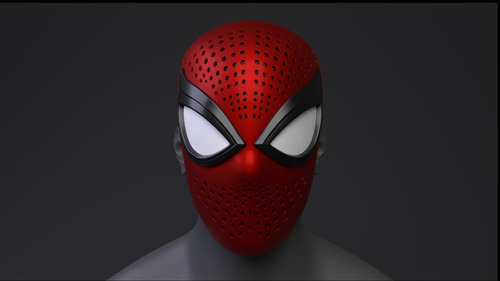 Spider-man Ps4 Advanced Suit Faceshell Capaz