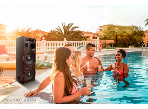 Caixa De Som Bob Residencial Shutt 1260w Completa + Módulo