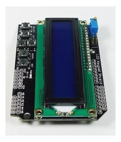 10 X Display Lcd Keypad Shield 16x2 1602 Teclado Botoes Ardu