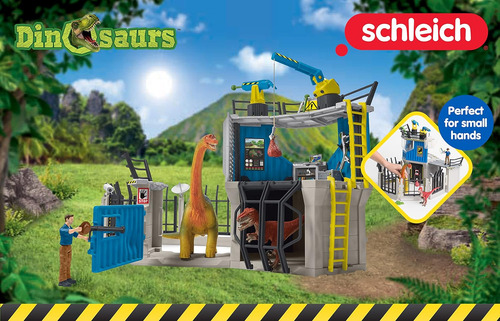 Schleich Dinosaur Toys Science Playset - Juego De 33 Piezas