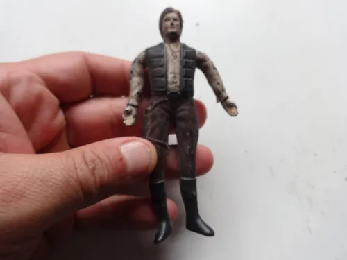 Muñeco Star Wars Antiguo Goma Para Restaurar Hans Solo (Usado)