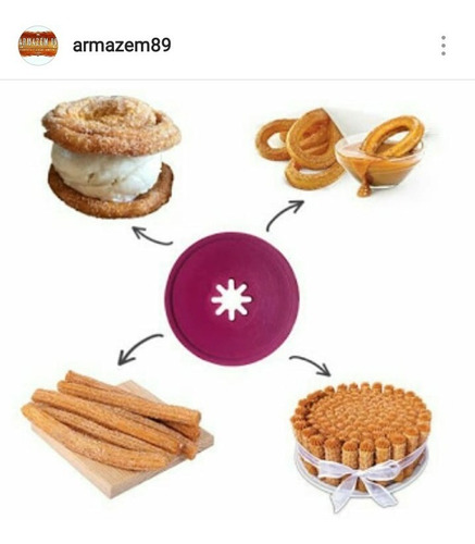 Imagem 5 de 6 de Maquina Manual De Fazer Churros Delicias Prático E Rapido!!!