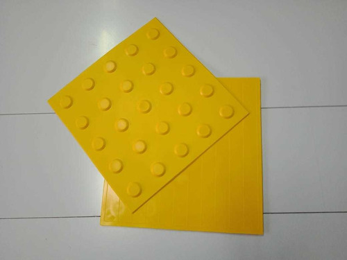 15 Metros Lineares, 60pçs, Piso Alerta Amarelo 25x25cm