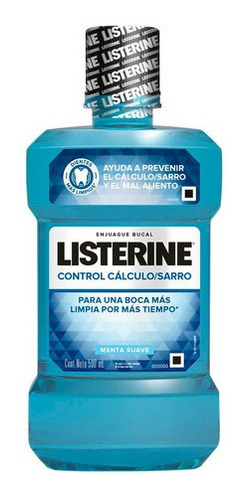 Listerine Zero Control Sarroenjuague Bucal 500ml