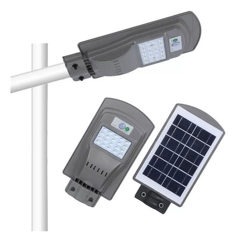 Farol Solar Led Camping, Pesca, Motor Home, Emergencia Pilar