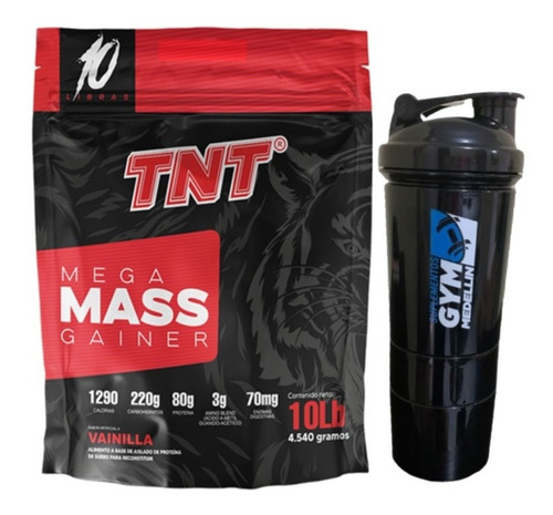 Tnt Mega Mass Gainer 12 Lbs + Obsequio + Envió Gratis