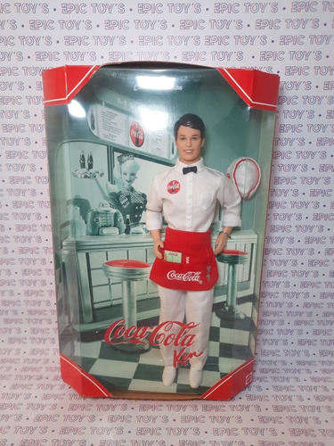 Barbie Edicion Especial Coca Cola Ken Mesero