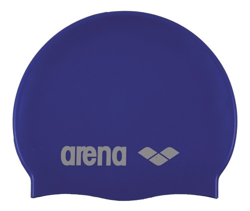 Gorra De Entrenamiento Arena Classic Silicone Color Azul Talla Uni Diseño De La Tela Liso