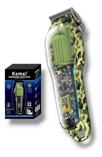 Combo Kemei Camuflaje Militar Verde Km-1926 + Km-1928 Color Verde Musgo