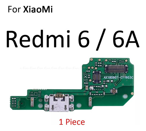 Conector De Carga Placa Usb Para Redmi 6 / 6a