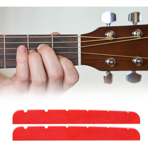 2x Tuerca De Para Guitarra Eléctrica 42mm Tuerca De Rojo