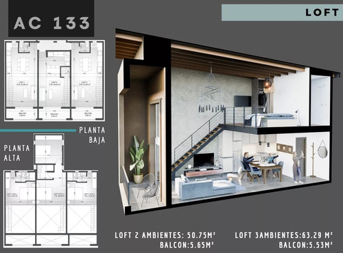 Departamento Loft 3 Ambientes Ranelagh