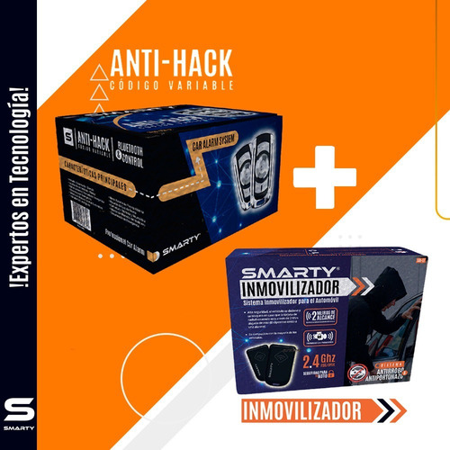 Kit Combo Alarma Codigo Variable Scv01+ Inmovilizador Ssi01