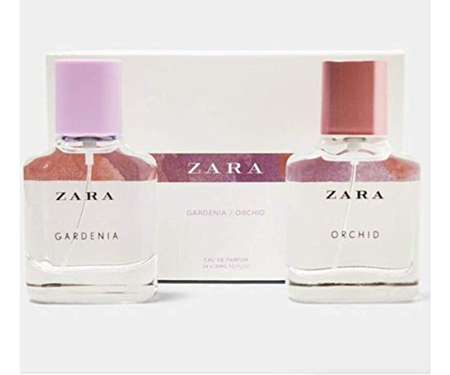 Zara Gardenia/orchid Eau De Parfum 2 X 1.0 Onzas Lquidas