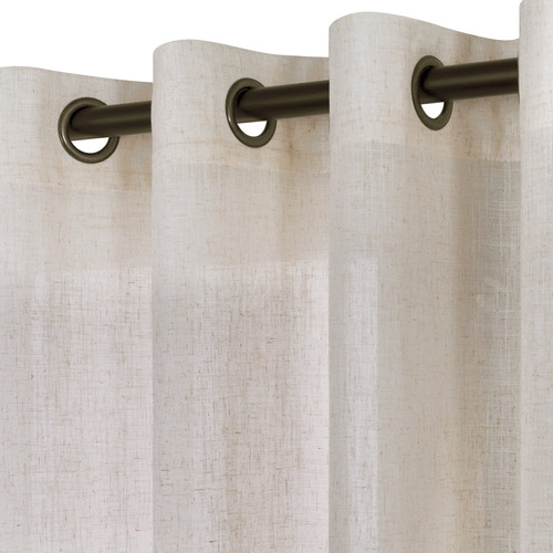 Koufall Cortinas Rusticas Beige Para Sala De Estar, 84 Pulga