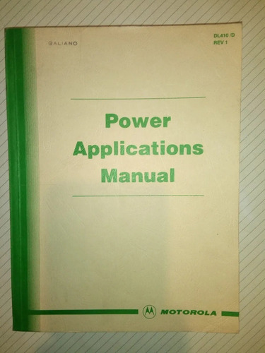 Power Applications Manual Motorola 