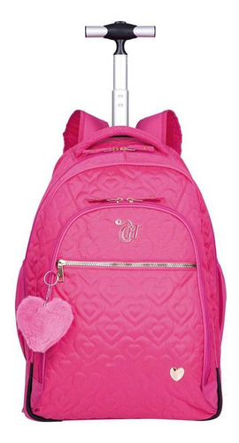 Mochila Carrinho Sestini Grande Capricho Crush Rosa