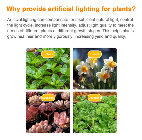 Tiras De Luz Led De Crecimiento Para Plantas De Interior: Le