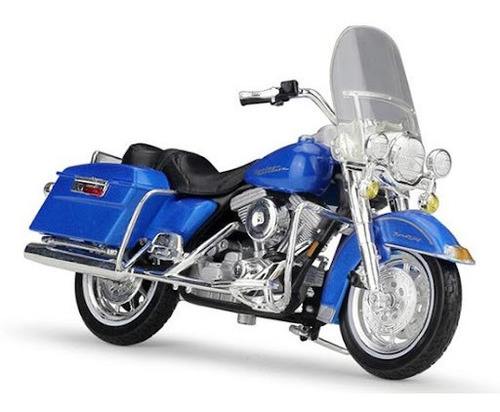 Harley-davidson 1997 Flhr Road King Blue 1:18 