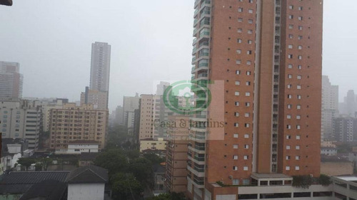 Imagem 4 de 30 de Gonzaga - 3 Dormitorios, Fte C/ Terraço, 2 Garagens - Vazio - Santos - Ap6230