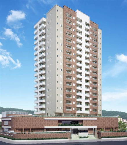 Imagem 1 de 13 de Apartamento, 1 Dorms Com 52.37 M² - Vila Caiçara - Praia Grande - Ref.: Gim6023455 - Gim6023455