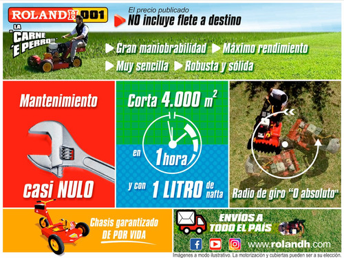 Minitractor Cortacesped Roland H001 Std