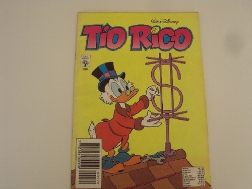  Historieta Tio Rico # 120  Disney - Abril Cinco  Año 1994