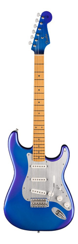Edição limitada Fender H.e.R. Stratocaster, Blue Marlin, material azul Maple Fingerboard, orientação à direita
