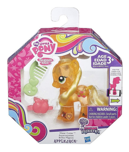 Mi Pequeño Pony Explora Figura Cuties Ecuestria Agua Appleja