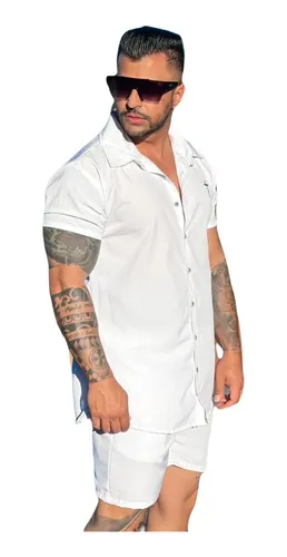 Conjunto masculino estampado mercado livre 2025