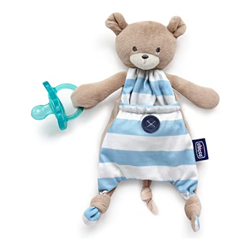 Chicco Pocket Buddies Sujetador De Chupete Suave-lovey, Anim