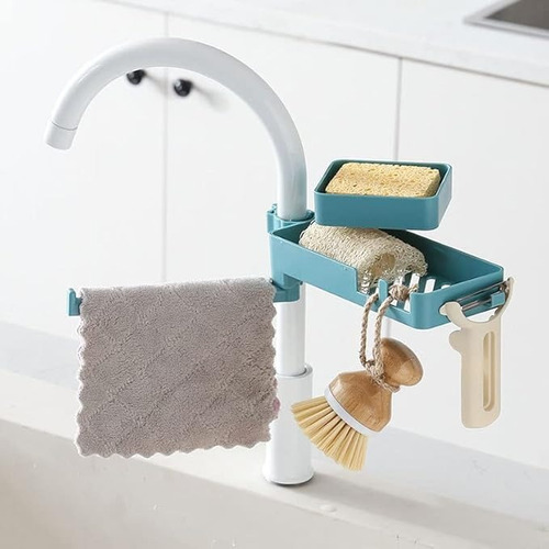 Soporte Giratorio De Para Esponjas De Fregadero De Cocina