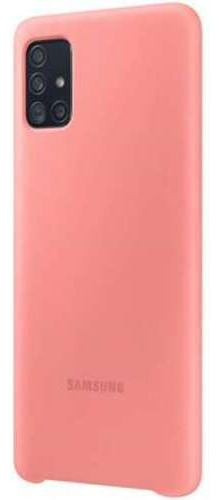 Funda Silicone Case Para Samsung A71 Coral Claro Lisa