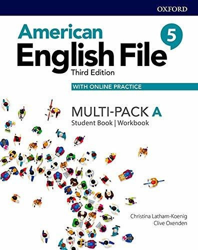 Book : American English File Level 5 Student Book/workbook.