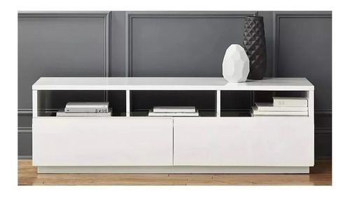 Mesa De Tv 1.30cm Melamina Minimalista L&a Muebles