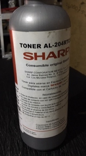 Bote Toner Original Sharp Al 2030/ 2040/ 1530/ 1651/ 1000