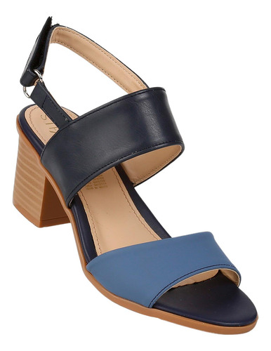 Sandalia Tacon Mujer Azul Tactopiel Stfashion 14403802