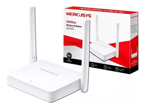 Imagen 2 de 4 de Modem Router Wifi Adsl2+ 300mbps Mercusys Mw300d 12m Gntia