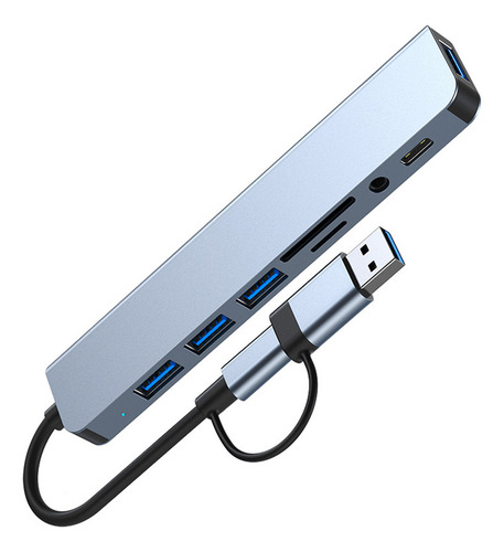 M Divisor De Hub Usb De Audio Tipo C Ocho En Unojf