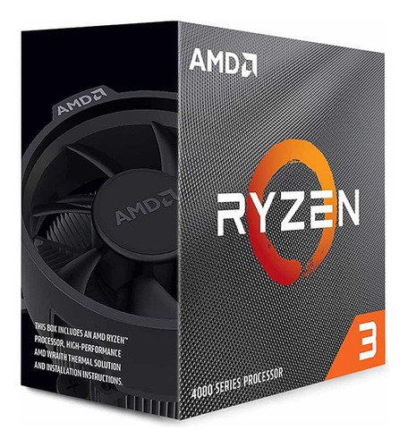 Procesador Ryzen 3 Pro 4350g Am4 De 4 Núcleos, 8 Hilos