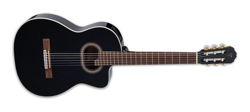 Imagem 2 de 3 de Violão clássico Takamine GC6CE para destros preta natural gloss