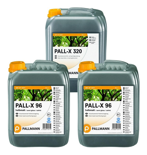 Imagen 1 de 5 de Hidrolaqueado Combo Pallmann X-96 Pisos Madera (60m2)