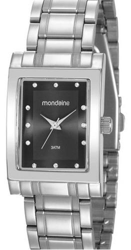 Relogio Mondaine Feminino Prata Quadrado 32103l0mvne2