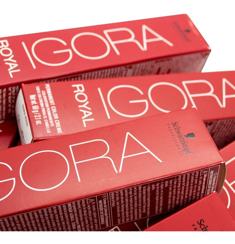 Kit X12 Tinturas Igora Royal 60g Coloración Pelo Schwarzkopf