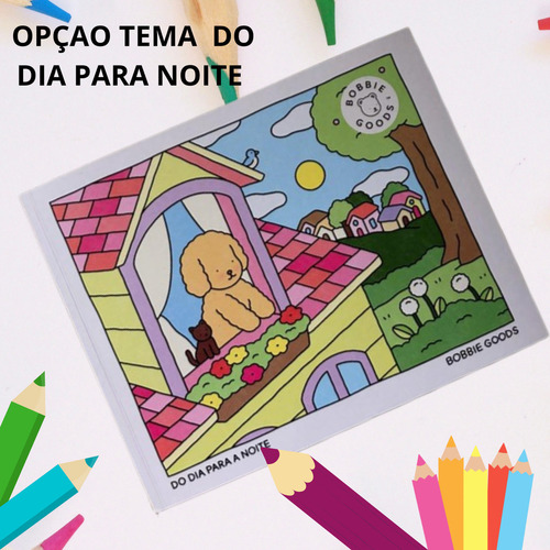 Livro De Colorir Bobbie Goods Com Desenhos Variados E Detalhados - Original - Crianças Adultos