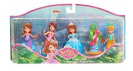 Disney Sofía Los Primeros Royal Amigos Sirena Figura Conjunt