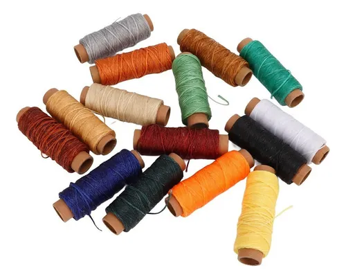 Hilo Encerado For Pulseras 15 Piezas, 15 Colores, 50 Metros