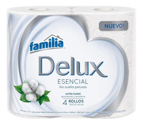 Papel Higienico Familia Delux 4 Rollos 29 Mtros C/u